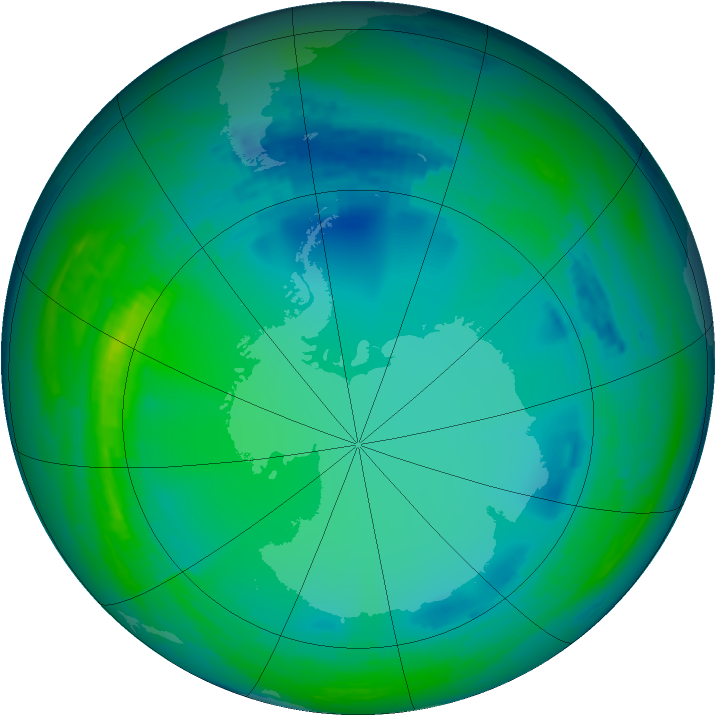 Ozone Map 1993-07-30